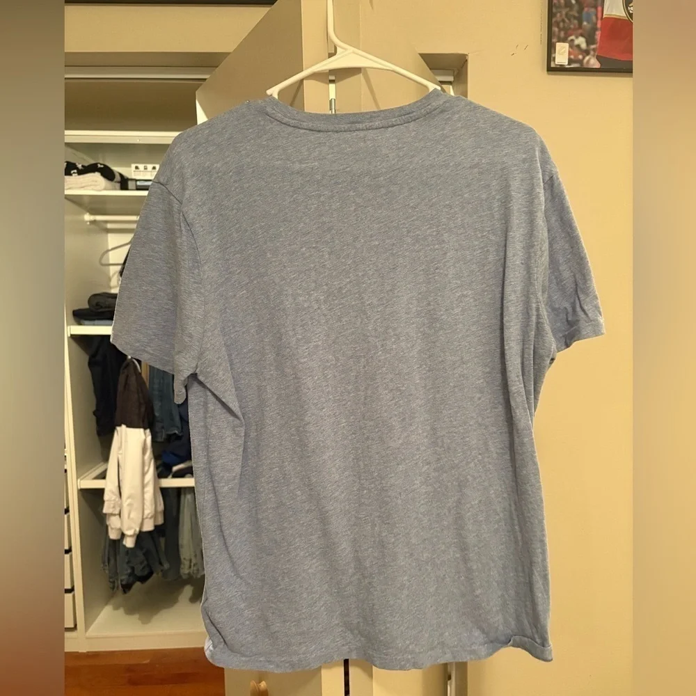 Polo Ralph Lauren Men’s V-Neck Light Blue T-Shirt - Size M